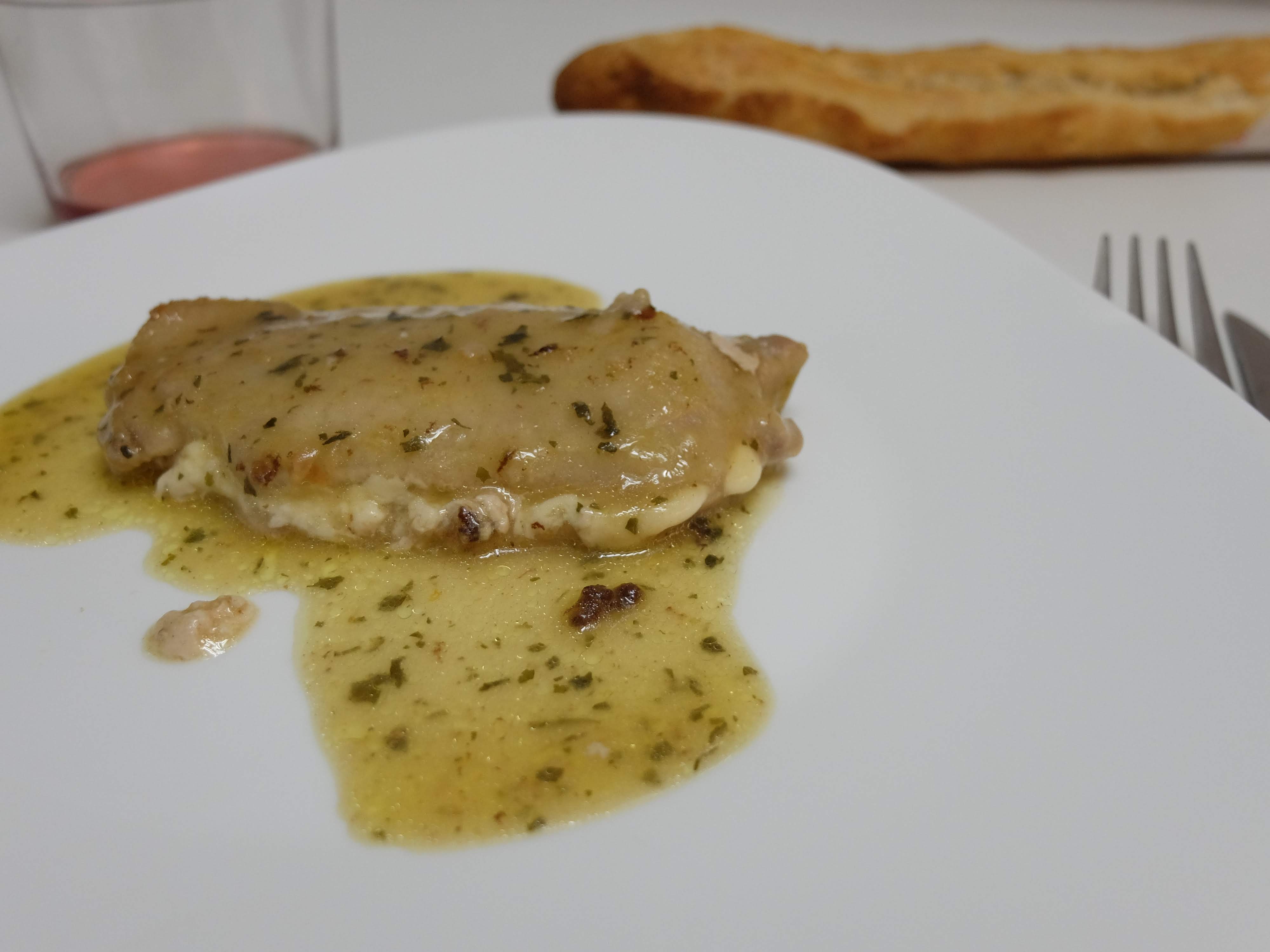 Cerdo a la crema