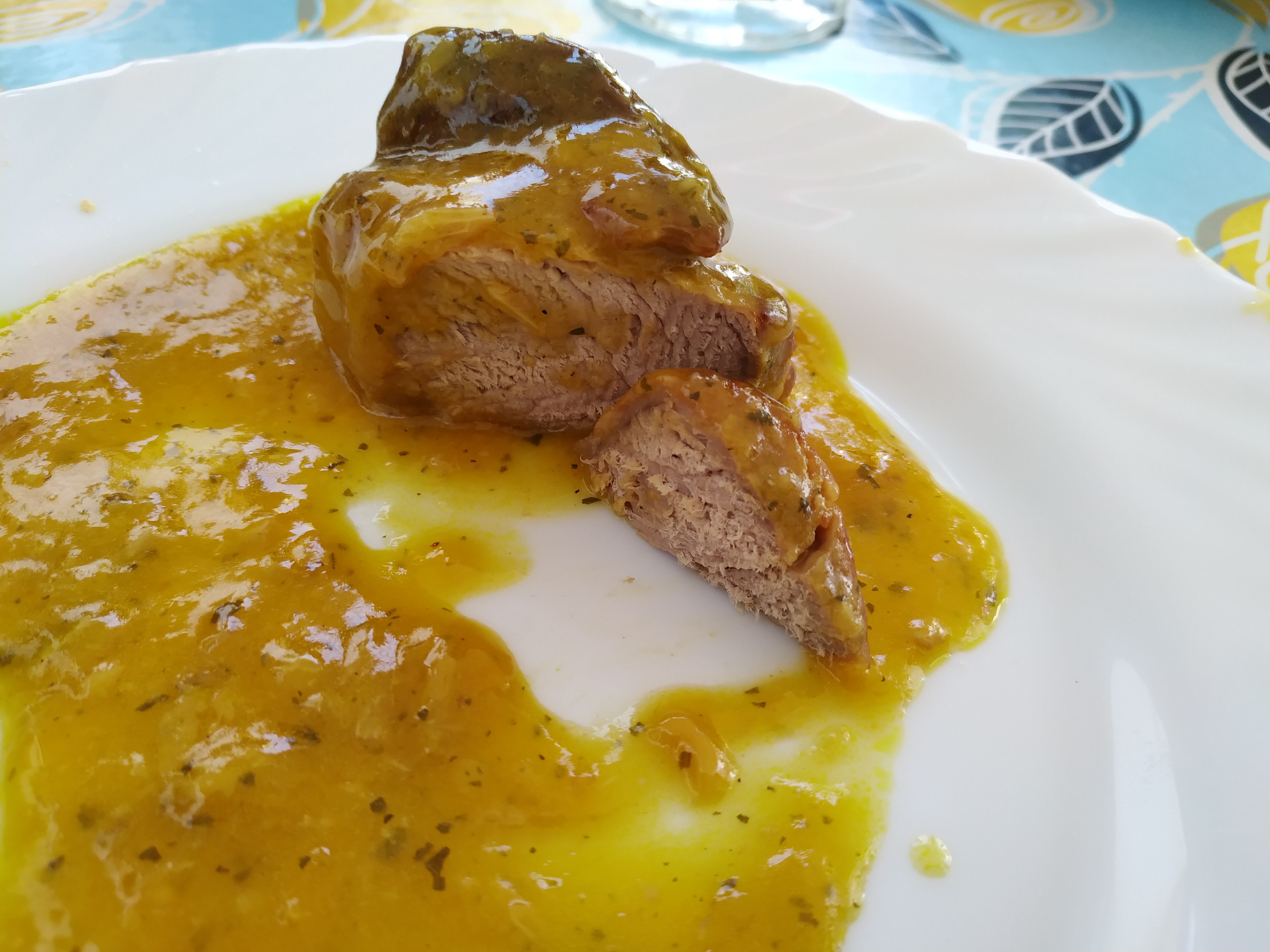 Lomo de cerdo a la naranja