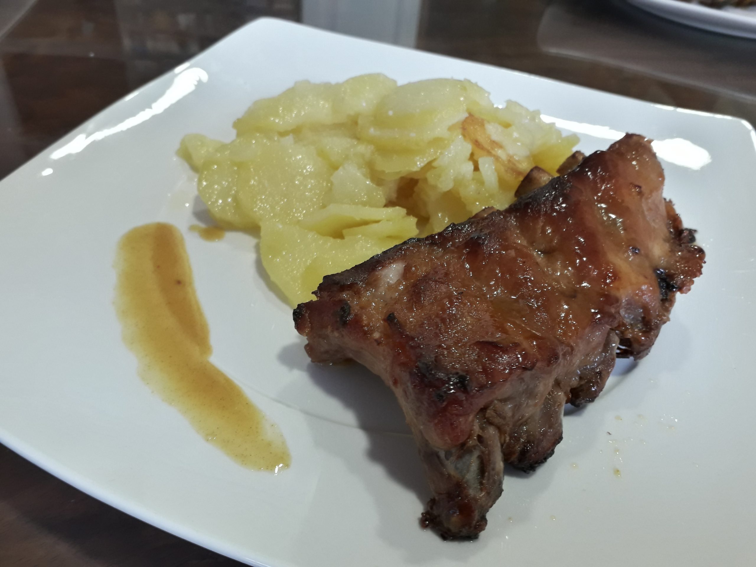 Costillas asadas